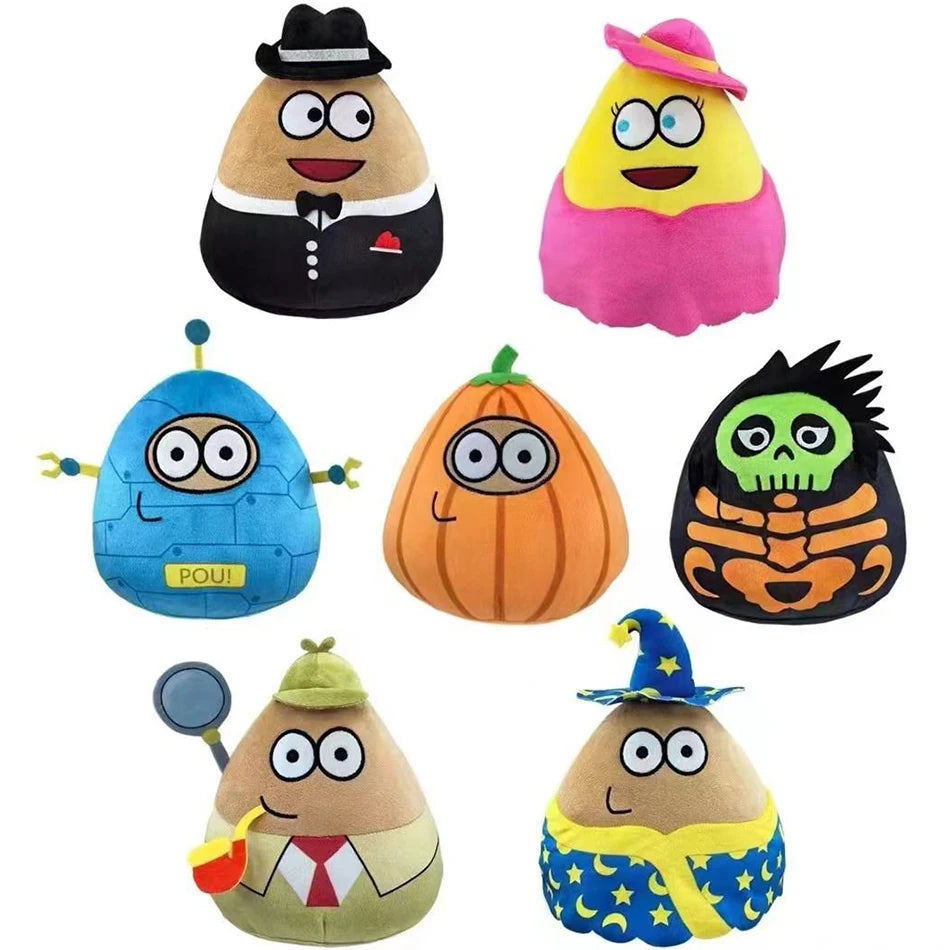 20Cm Anime Game The Maw My Pet Alien Pou Kawaii Cartoon Plush Toys Children Birthday Xmas Gifts