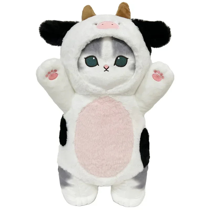 Original Mofusand Kawaii Cos Cat kawaii Animal Plushies 50cm Cosplay Animals Dinosaur Cow Bear Cute Plush Doll Children Gift Toy